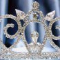 Wedding Headband;Silver Fancy Bridal headpiece;Rhinestone Dancer Opera regal;Bridesmaid Tiaras#169