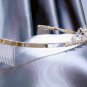 Wedding Imperial;Silver Fancy Bridal headpiece;Rhinestone Dancer Opera regal;Bridesmaid Tiaras#s176