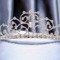 Wedding Imperial;Silver Fancy Bridal headpiece;Rhinestone Dancer Opera regal;Bridesmaid Tiaras#s176
