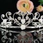 Wedding Imperial;Silver Fancy Bridal headpiece;Rhinestone Dancer Opera regal;Bridesmaid Tiaras#1395