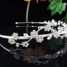 Wedding Headband;Silver Fancy Bridal headpiece;Rhinestone Dancer Opera regal;Bridesmaid Tiaras#4377