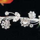 Wedding Headband;Silver Fancy Bridal headpiece;Rhinestone Dancer Opera regal;Bridesmaid Tiaras#4394