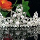 Silver New Wedding Regal;Fancy Bridal headpiece;Rhinestone Dancer Opera regal;Bridesmaid Tiaras#8191