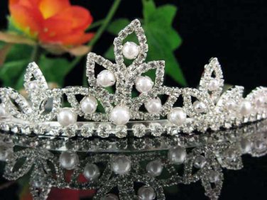 Silver New Wedding Regal;Fancy Bridal headpiece;Rhinestone Dancer Opera regal;Bridesmaid Tiaras#8191