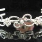 Silver Wedding Headband ;Bridal headpiece;Rhinestone Dancer Opera regal;Bridesmaid Tiaras#133
