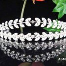 Silver Wedding imperial ;Bridal headpiece;Rhinestone Dancer Opera regal;Bridesmaid Tiaras#348