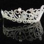 Silver Wedding imperial ;Bridal headpiece;Rhinestone Dancer Opera regal;Bridesmaid Tiaras#519