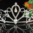 Wedding Silver Imperial ;Bridal headpiece;Rhinestone Dancer Opera Tiara;Bridesmaid Tiaras#850