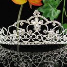 Silver Bridal headpiece;Wedding Imperial ;Rhinestone Dancer Opera Tiara;Bridesmaid Tiaras#06