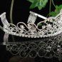 Silver Bridal headpiece;Wedding Imperial ;Rhinestone Dancer Opera Tiara;Bridesmaid Tiaras#06