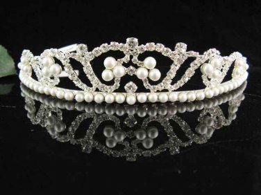 Silver Bridal headpiece;Wedding Imperial ;Rhinestone Dancer Opera Tiara;Bridesmaid Tiaras#30