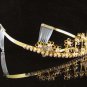 Golden Wedding Imperial ;Bridal headpiece;Rhinestone Dancer Opera Tiara;Bridesmaid Tiaras#2119g