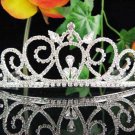 Wedding Silver Imperial ;Bridal headpiece;Rhinestone Dancer Opera Tiara;Bridesmaid Tiaras#2581