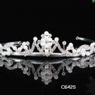 Wedding Silver Pearl Tiara ;Bridal headpiece;Rhinestone Dancer Opera Tiara;Bridesmaid Tiaras#6425