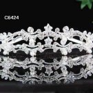 Fancy Wedding Silver Tiara ;Bridal headpiece;Rhinestone Dancer Opera Tiara;Bridesmaid Tiaras#6424