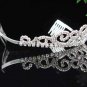 Wedding Silver Tiara;Bridal headpiece;Rhinestone Dancer Opera Tiara;Bridesmaid Tiaras#6922