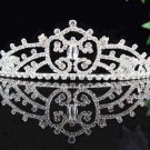 Wedding Silver Tiara;Bridal headpiece;Rhinestone Dancer Opera Tiara;Bridesmaid Tiaras#7148