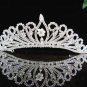Wedding Silver Tiara;Bridal headpiece;Rhinestone Dancer Opera Tiara;Bridesmaid Tiaras#7154