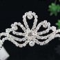 Wedding Silver Tiara;Bridal headpiece;Rhinestone Dancer Opera Tiara;Bridesmaid Tiaras#7190