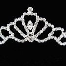 Wedding Silver Tiara;Bridal headpiece;Rhinestone Dancer Opera Tiara;Bridesmaid Tiaras#7193