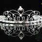 Silver Tiara ; Wedding Bridal headpiece;Rhinestone Dancer Opera Tiara;Bridesmaid Tiaras#7202