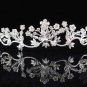 Wedding Silver Tiara;Bridal headpiece;Rhinestone Dancer Opera Tiara;Bridesmaid Tiaras#7273