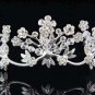 Wedding Silver Tiara;Bridal headpiece;Rhinestone Dancer Opera Tiara;Bridesmaid Tiaras#7273