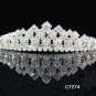 Wedding Silver Tiara;Bridal headpiece;Rhinestone Dancer Opera Tiara;Bridesmaid Tiaras#7274