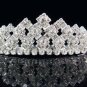 Wedding Silver Tiara;Bridal headpiece;Rhinestone Dancer Opera Tiara;Bridesmaid Tiaras#7274