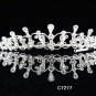 Wedding Silver Tiara;Bridal headpiece;Rhinestone Dancer Opera Tiara;Bridesmaid Tiaras#7277