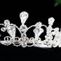 Wedding Silver Tiara;Bridal headpiece;Rhinestone Dancer Opera Tiara;Bridesmaid Tiaras#7277