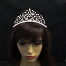 Dancer Opera Tiara;Wedding Silver Tiara;Bridal headpiece;Rhinestone Bridesmaid Tiaras#1202