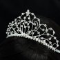 Dancer Opera Tiara;Wedding Silver Tiara;Bridal headpiece;Rhinestone Bridesmaid Tiaras#1202
