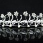 Dancer Opera Tiara;Wedding Silver Tiara;Bridal headpiece;Rhinestone Bridesmaid Tiaras#2705