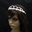 Dancer Opera Tiara;Wedding Silver Tiara;Bridal headpiece;Rhinestone Bridesmaid Tiaras#4624