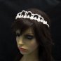 Dancer Opera Tiara;Wedding Silver Tiara;Bridal headpiece;Rhinestone Bridesmaid Tiaras#4624