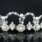 Dancer Opera Tiara;Wedding Silver Tiara;Bridal headpiece;Rhinestone Bridesmaid Tiaras#4624