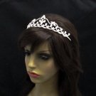 Dancer Opera Tiara;Wedding Silver Tiara;Bridal headpiece;Rhinestone Bridesmaid Tiaras#5616