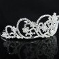 Dancer Opera Tiara;Wedding Silver Tiara;Bridal headpiece;Rhinestone Bridesmaid Tiaras#5756