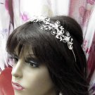 Dancer Opera Tiara;Wedding Silver Tiara;Bridal headpiece;Rhinestone Bridesmaid Tiaras#7529