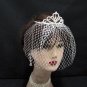 Dancer Opera Tiara;Wedding Silver Tiara;Bridal headpiece;Rhinestone Bridesmaid Tiaras#9014