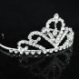 Dancer Opera Tiara;Wedding Silver Tiara;Bridal headpiece;Rhinestone Bridesmaid Tiaras#9014