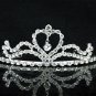 Dancer Opera Tiara;Wedding Silver Tiara;Bridal headpiece;Rhinestone Bridesmaid Tiaras#9015