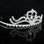 Dancer Opera Tiara;Wedding Silver Tiara;Bridal headpiece;Rhinestone Bridesmaid Tiaras#9015