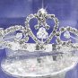 Dancer Opera Tiara;Wedding Silver Tiara;Bridal headpiece;Rhinestone Bridesmaid Tiaras#9017