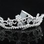 Dancer Opera Tiara;Wedding Silver Tiara;Bridal headpiece;Rhinestone Bridesmaid Tiaras#9034