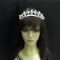 Dancer Opera Tiara;Wedding Silver Tiara;Bridal headpiece;Rhinestone Bridesmaid Tiaras#9034
