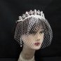 Dancer Opera Tiara;Wedding Silver Tiara;Bridal headpiece;Rhinestone Bridesmaid Tiaras#9034