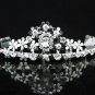 Dancer Opera Tiara;Wedding Silver Tiara;Bridal headpiece;Rhinestone Bridesmaid Tiaras#9046