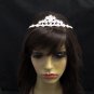 Dancer Opera Tiara;Wedding Silver Tiara;Bridal headpiece;Rhinestone Bridesmaid Tiaras#9046